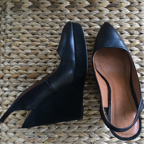 Zara Woman Slingback Wedge - Picture 4 of 6